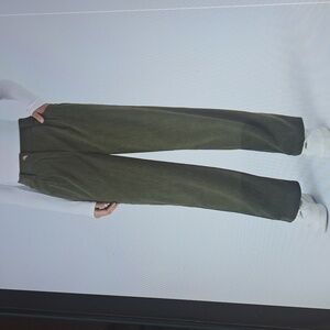 MEDIUM     HALARA CORDUROY PLICATED CASUAL PANTS